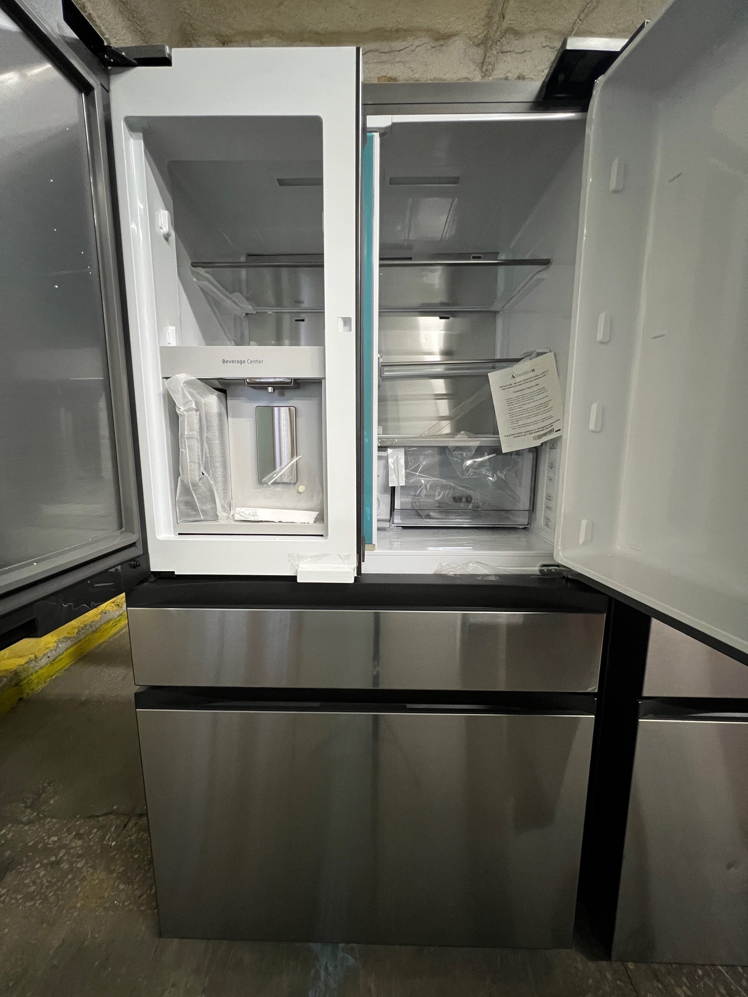 Samsung BESPOKE 23 cu. ft. Counter Depth 4-Door Stainless Steel